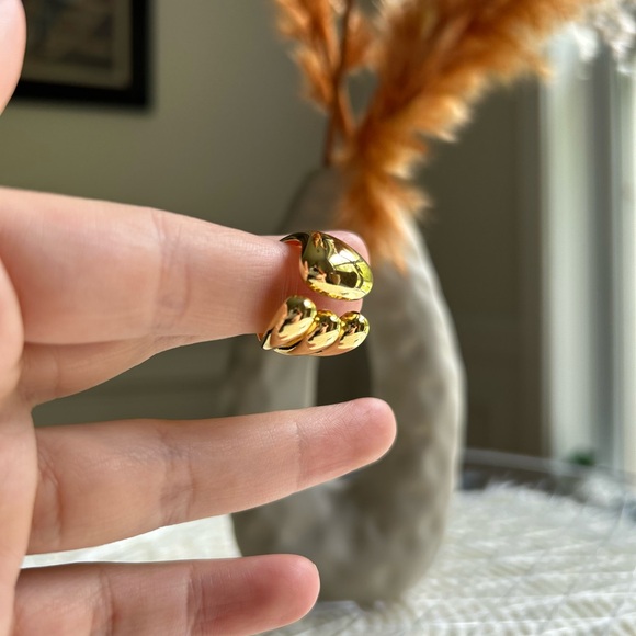 Acero quirúrgico chapado en oro - Picture 2 of 3